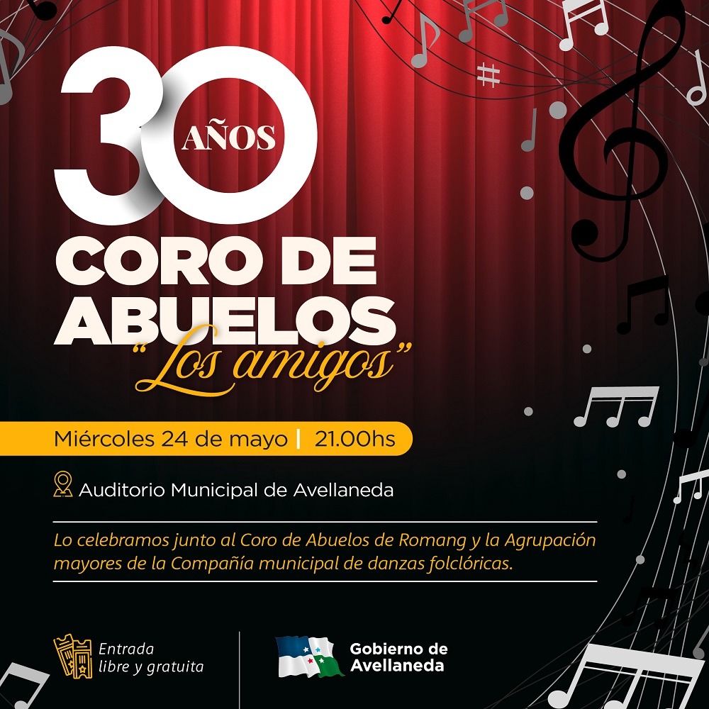 El Coro de abuelos “Los amigos” celebra sus 30 años en el Auditorio
