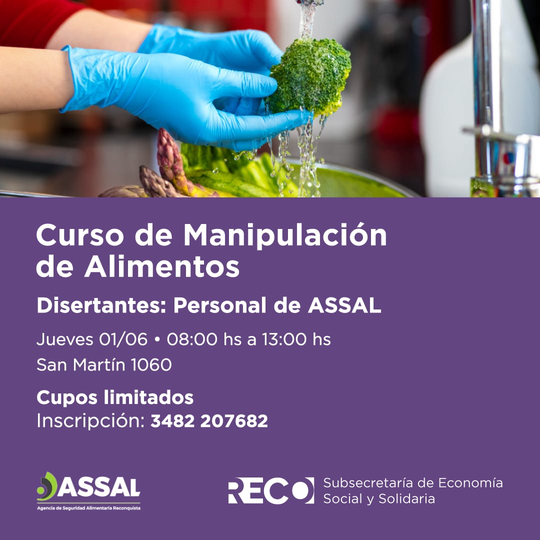 Curso de Manipulación de Alimentos para  emprendedores