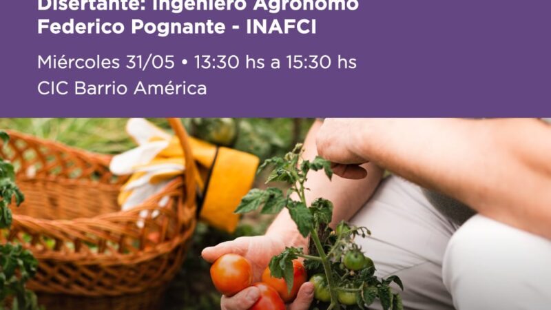 AGENDA | Taller de alimentación saludable en Reconquista