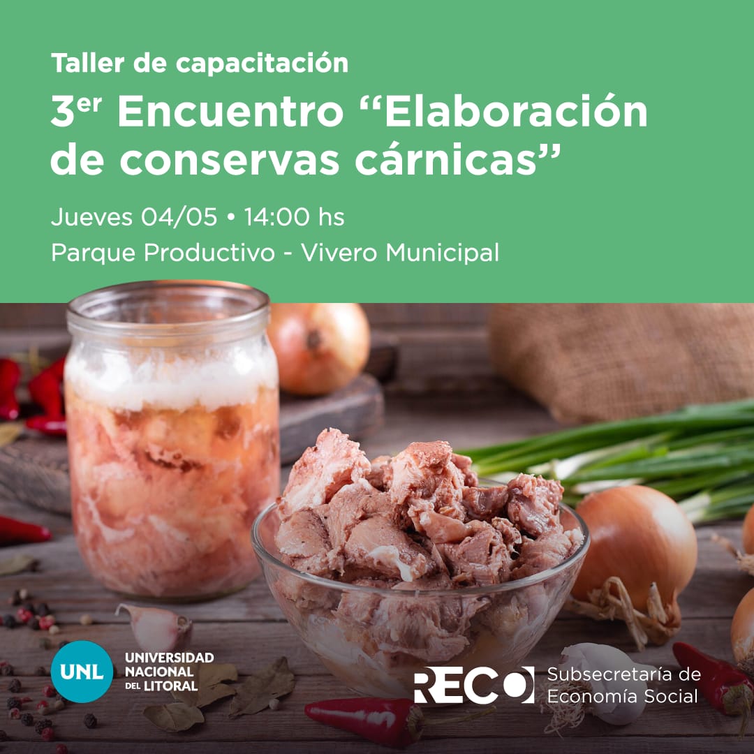 Reconquista| Curso gratuito sobre elaboración de conservas cárnicas
