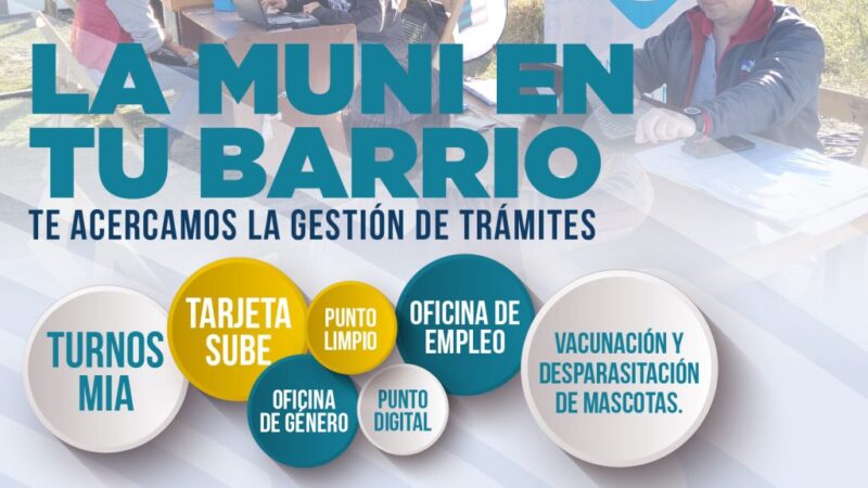 “La Muni en tu barrio” llega al paraje rural El Carmen