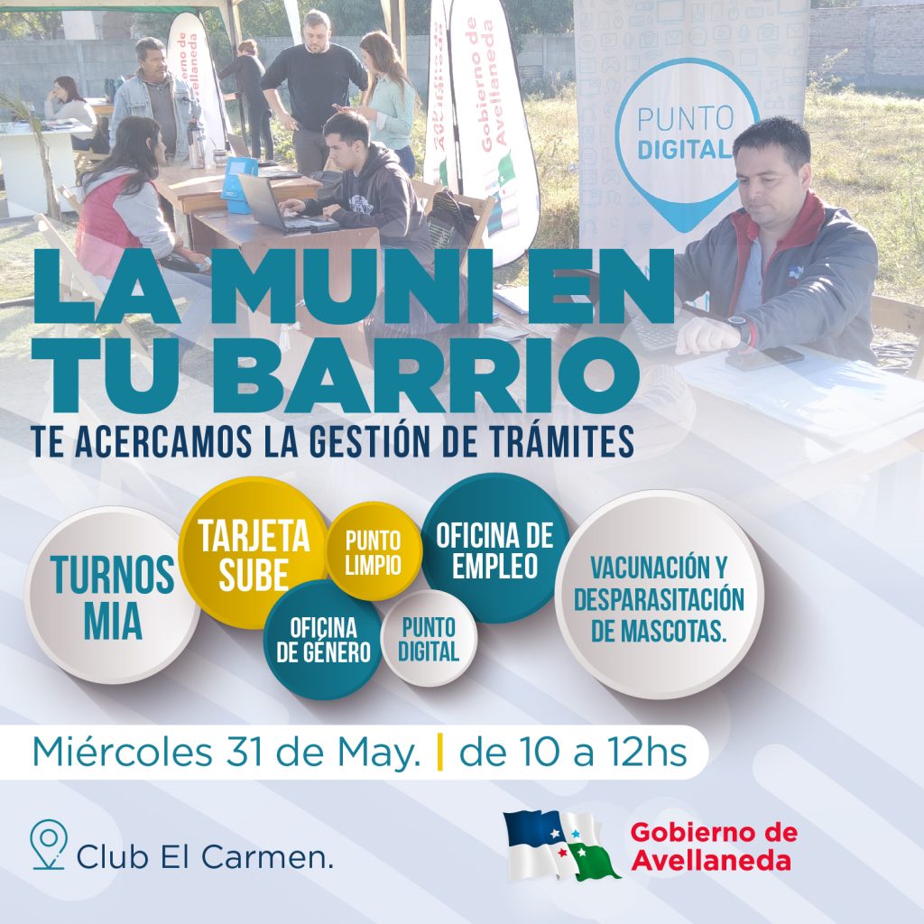 “La Muni en tu barrio” llega al paraje rural El Carmen