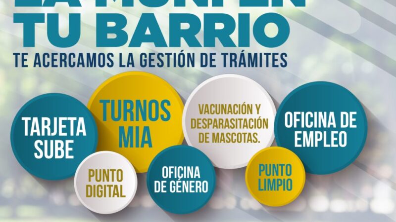 Avellaneda | Llega a Don Pedro el programa «La Muni va al barrio»