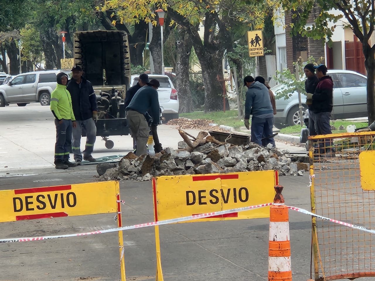 Reconquista realiza trabajos de bacheo ¿En qué barrio?