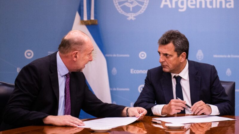 Santa Fe | Perotti se reunió con el ministro de Economía, Massa