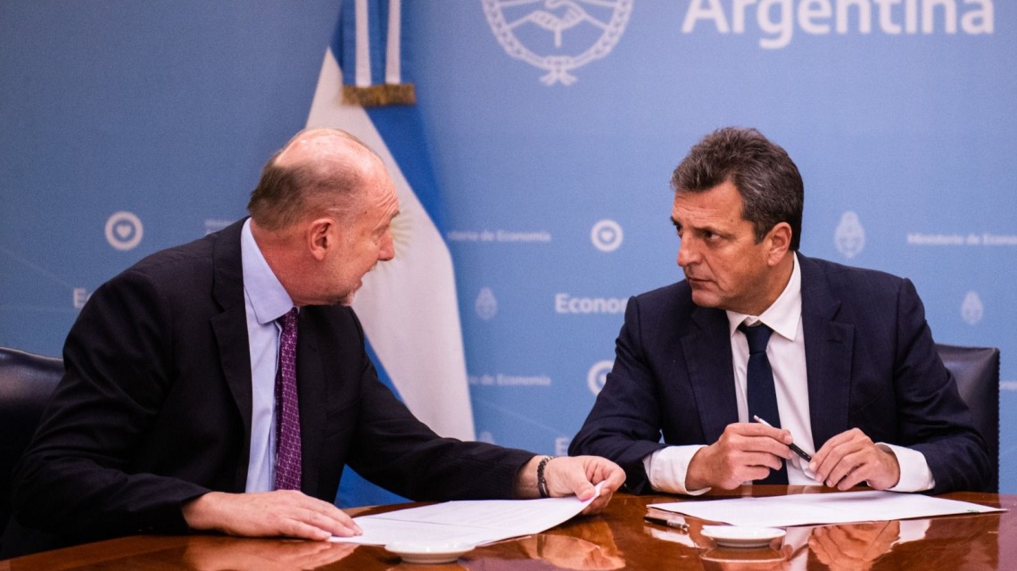 Santa Fe | Perotti se reunió con el ministro de Economía, Massa