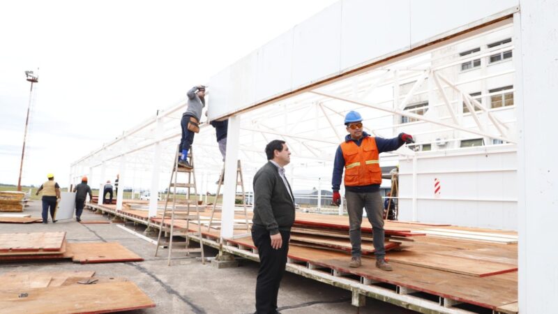 Reconquista | Vallejos recorrió las obras en el Aeropuerto