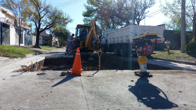 Plan integral de bacheo: Avanzan las tareas en Calle 18
