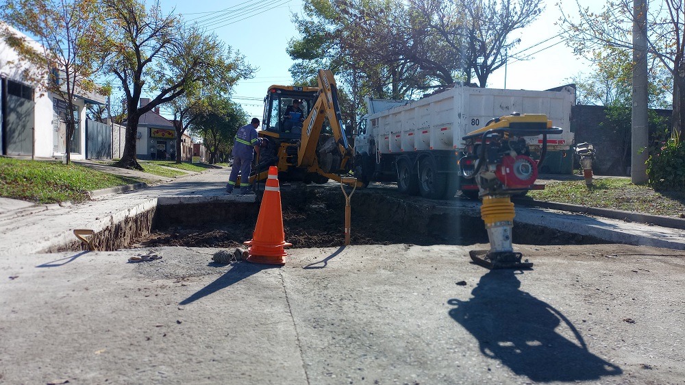 Plan integral de bacheo: Avanzan las tareas en Calle 18