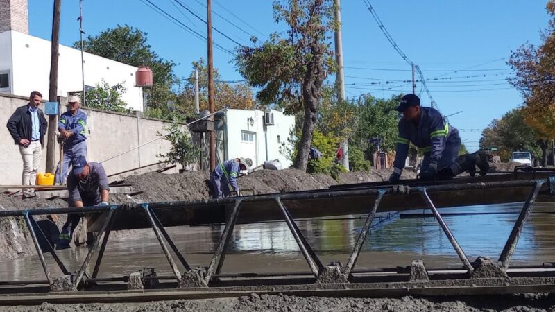 Avanza el plan de 48 cuadras en barrios  de Avellaneda