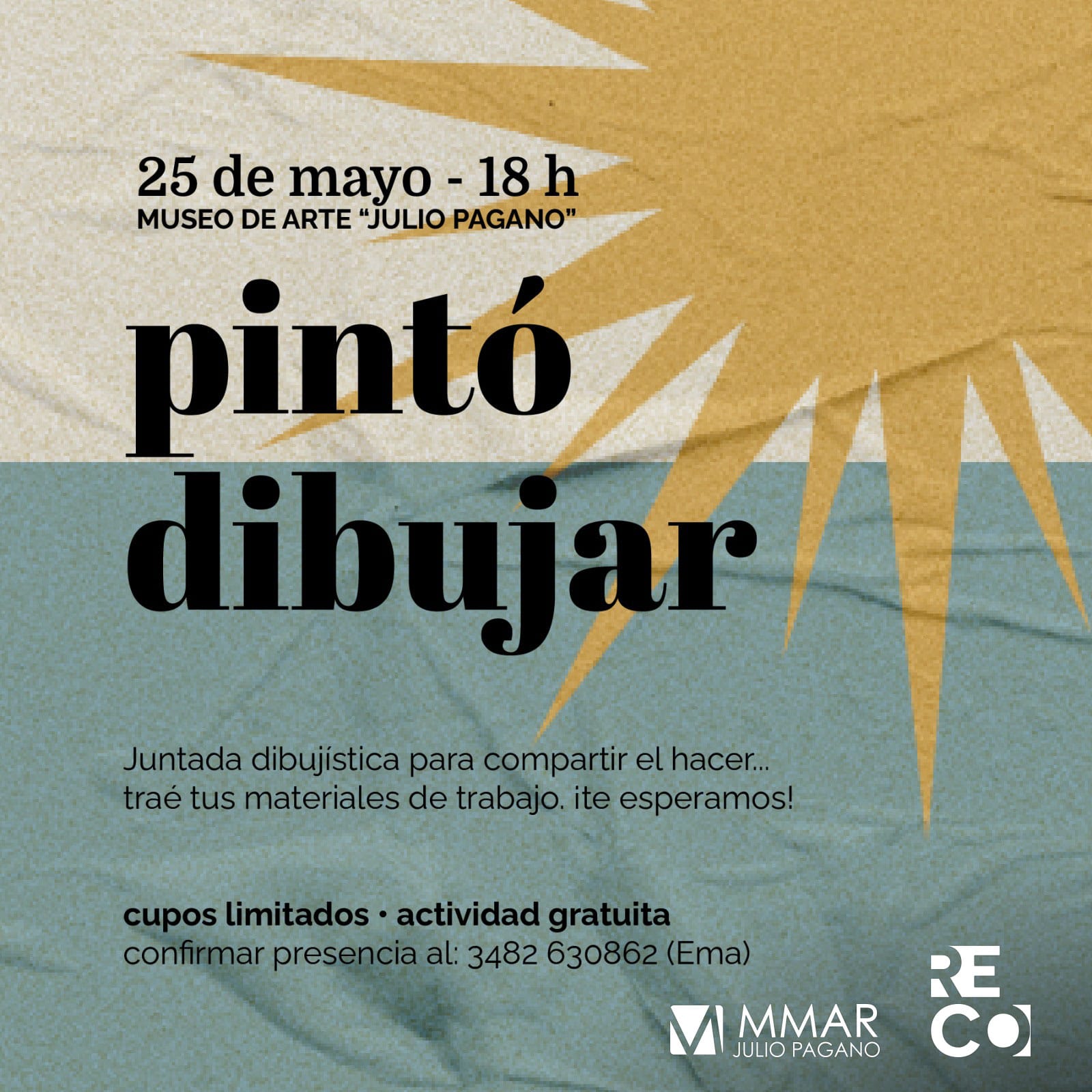 Reconquista presenta el concurso «pintó dibujar»
