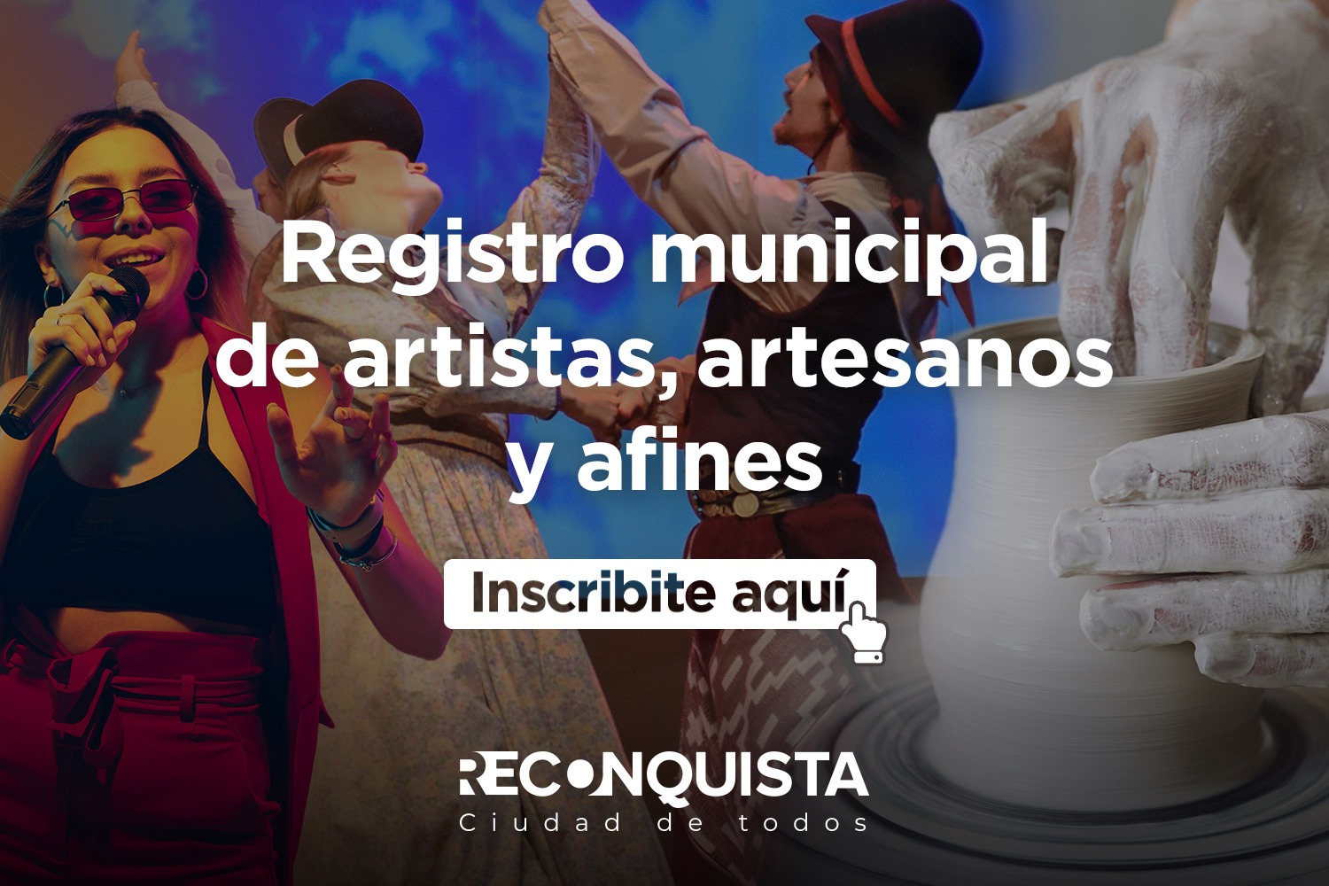 Abren registro de artistas en barrios de Reconquista