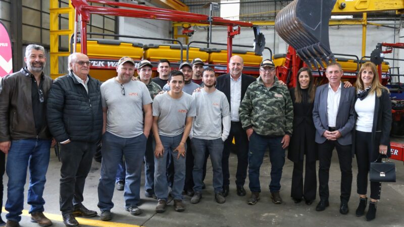 Perotti y De Mendiguren fortalecen la industria santafesina