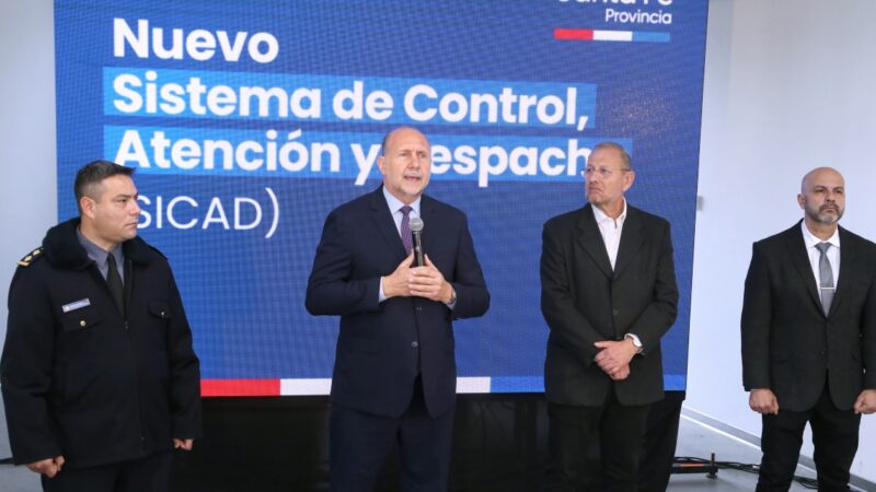 Perotti presentó nuevo Sistema de Control y Atención del 911