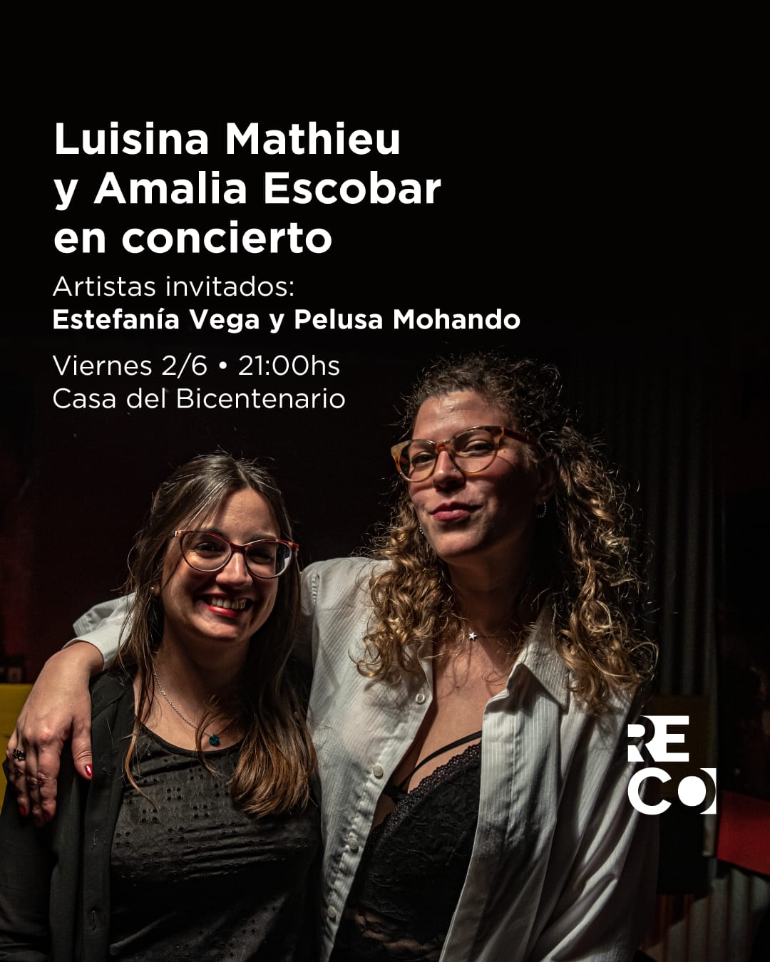 Reconquista | Luisina Mathieu y Amalia Escobar en concierto