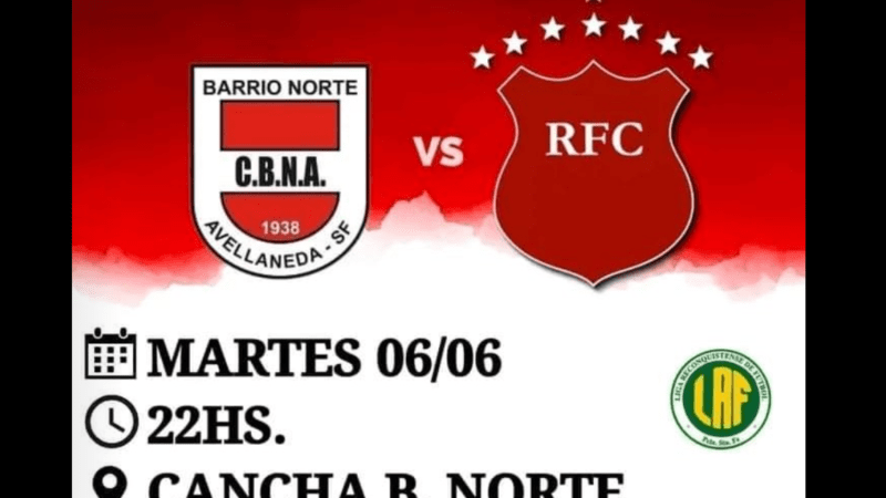 Este martes juega la final del fútbol liguista Barrio norte con Romang