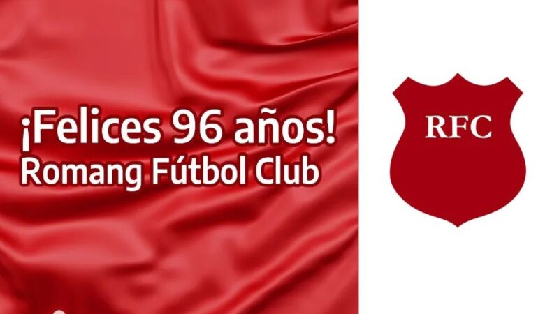 El gobierno felicita a Romang Fútbol CLub que cumple 96 años