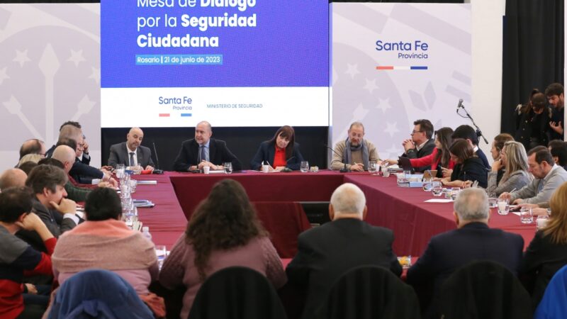 Avanza la Mesa de Diálogo por la Seguridad Ciudadana