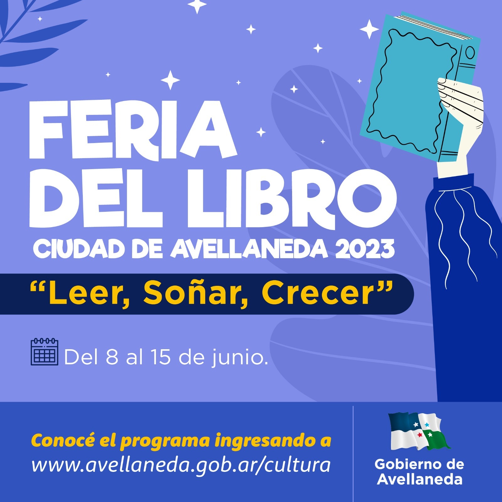 Comienza la Feria del libro “Leer, soñar, crecer” en Avellaneda