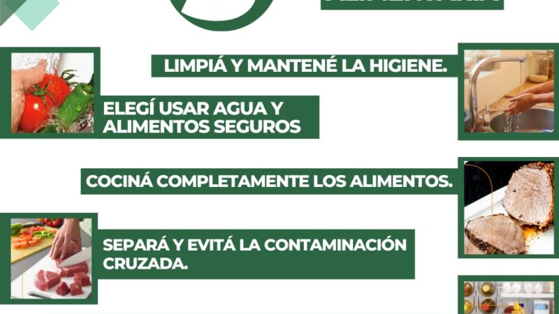 Reconquista concientiza sobre la inocuidad de los alimentos