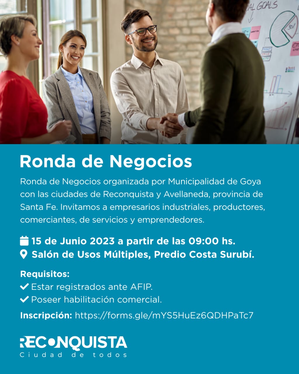 Reconquista | Misión comercial a Goya para intercambiar inversiones