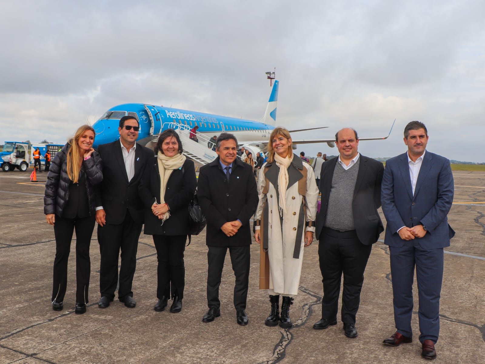 Después de 40 años, Aerolíneas Argentina aterrizó en Reconquista