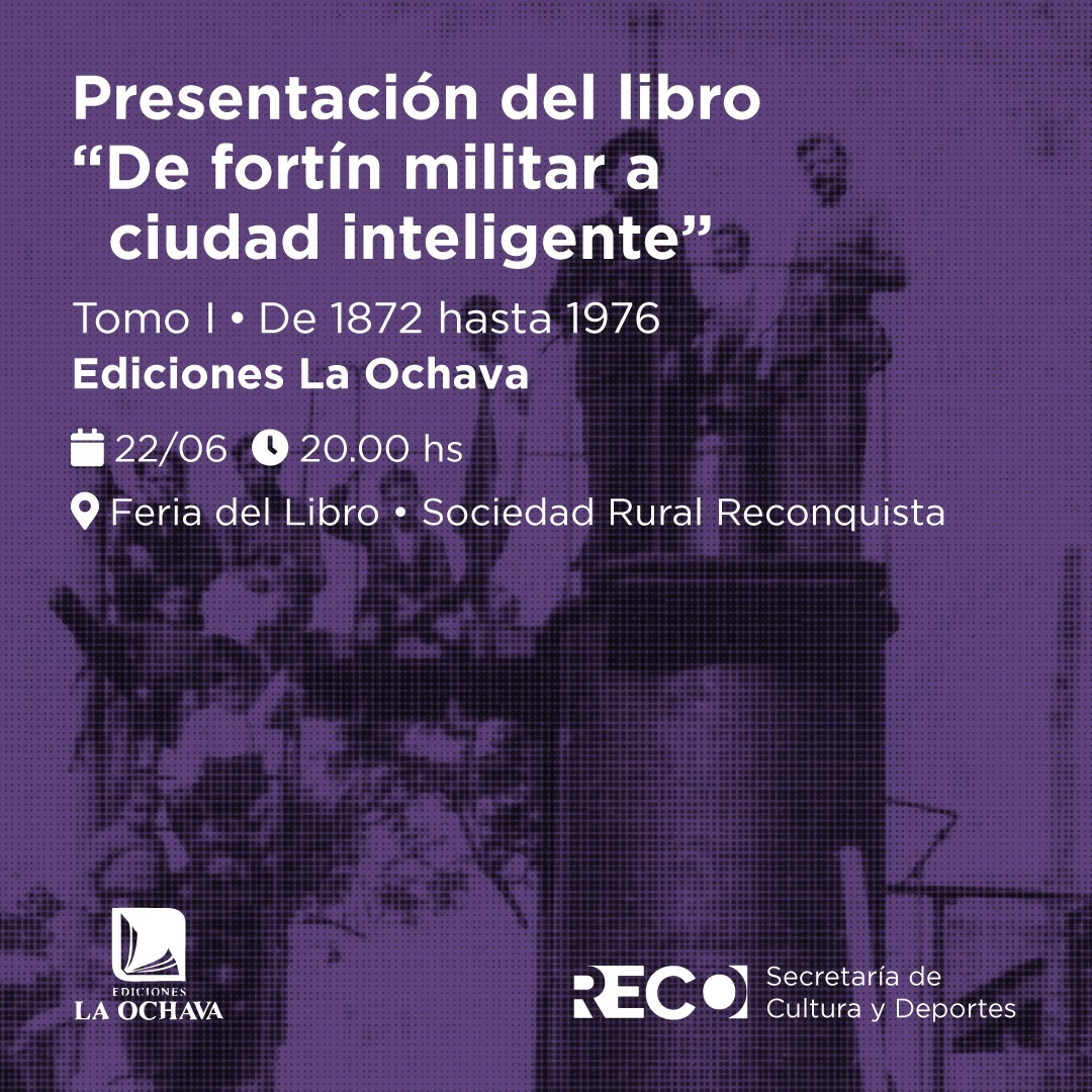 Vacou presenta su libro: “De fortín militar a ciudad inteligente”