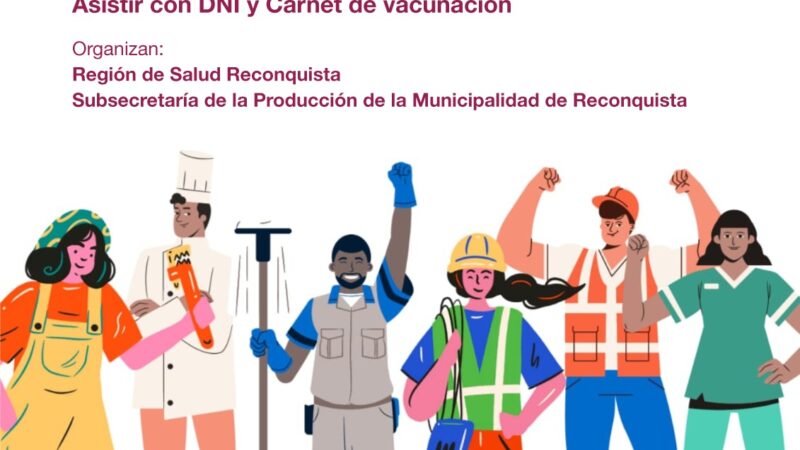 Reconquista | Vacunarse es una acción saludable y solidaria