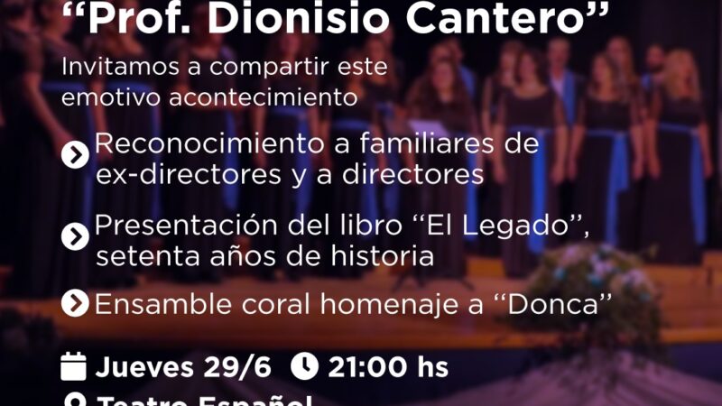 El Coro Polifónico Municipal de Reconquista cumple 70 años