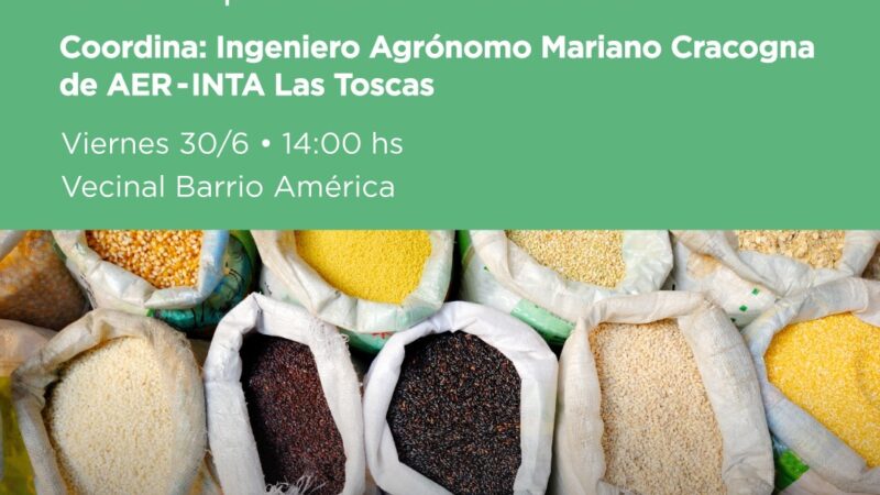 Feria de semillas en la Vecinal de Barrio América