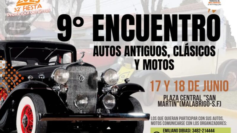 Malabrigo | 9° encuentro de autos clásicos, antiguos y motos