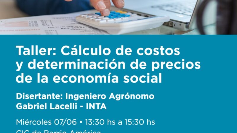 Taller gratuito de costos y precios en Reconquista