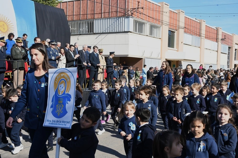 Avellaneda conmemoró el día de la bandera y su creador