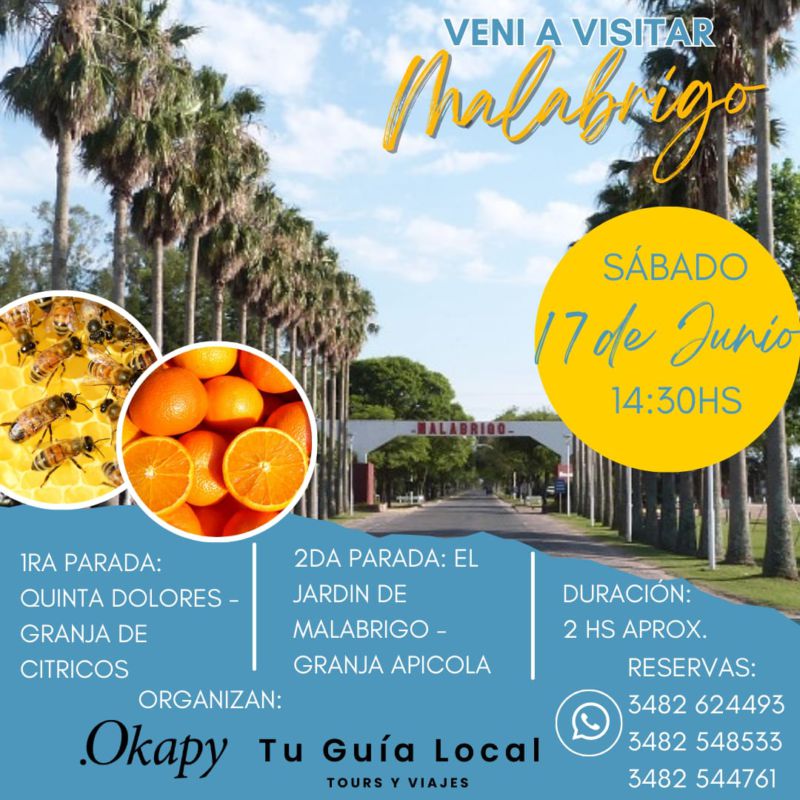 Recorrido con aroma a cítrico y miel por las calles de Malabrigo