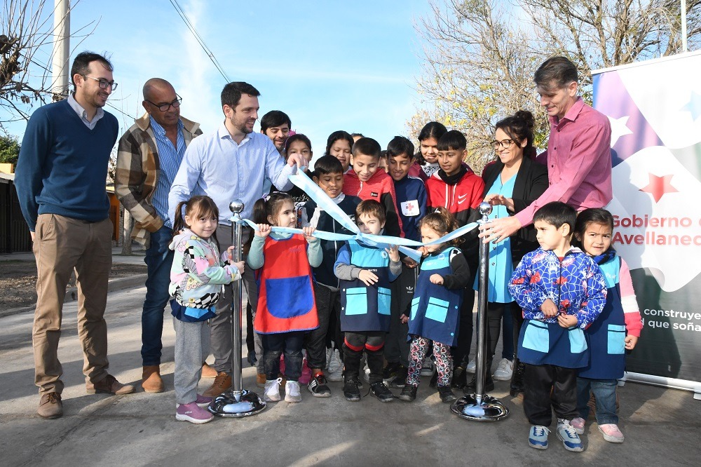 Avellaneda | Inauguraron acceso y pavimento en Barrio Don Pedro