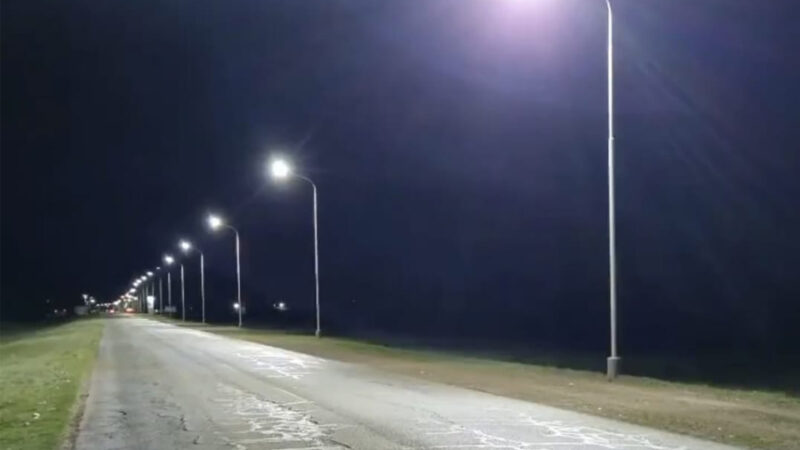 Romang: Habilitaron iluminación sobre RP 1