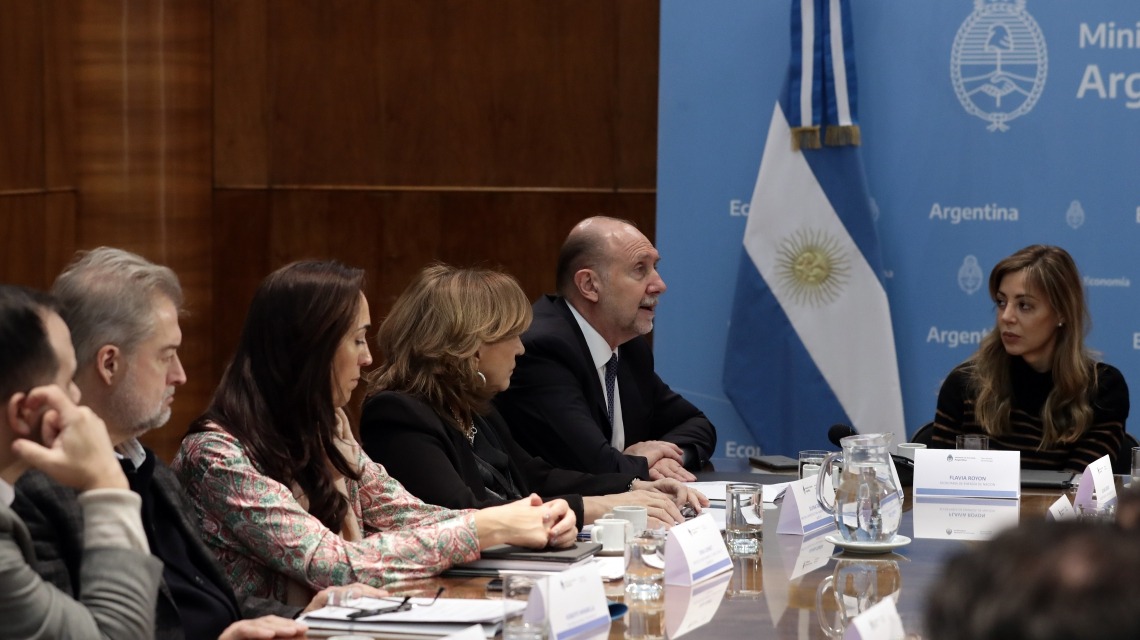 Perotti en la presentación de programa para el Biodiesel