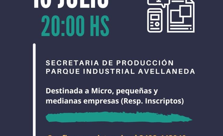 Avellaneda | Charla informativa sobre líneas de financiamiento