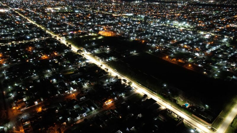 Inauguraron pavimentación de Calle 47 «Islas Malvinas»