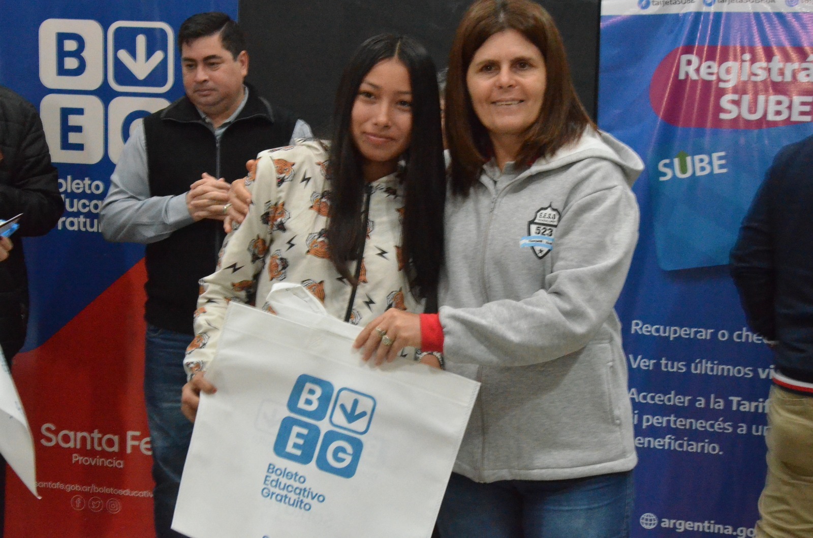 Entrega de tarjetas SUBE con Boleto Educativo en Reconquista