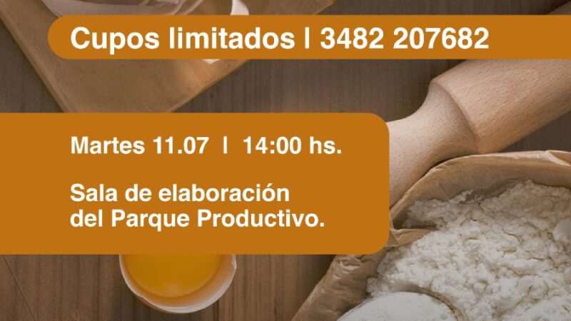 Reconquista | Capacitación gratuita para elaborar pastas