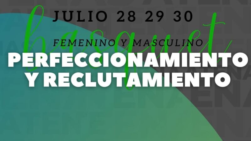 Atenas de Córdoba perfecciona jugadores en Reconquista
