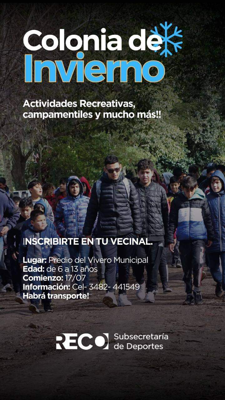 Inscribite para participar de las colonias de vacaciones