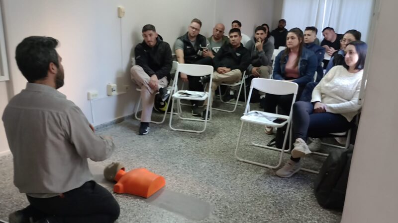 Capacitaron a 500 personas en primeros auxilios