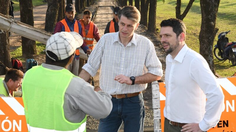 Avellaneda: avanza la obra de la bicisenda en los barrios