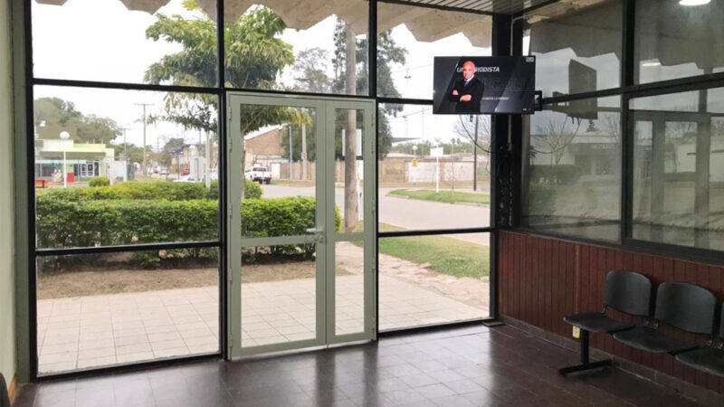 Romang: Inauguraron sala climatizada en la terminal