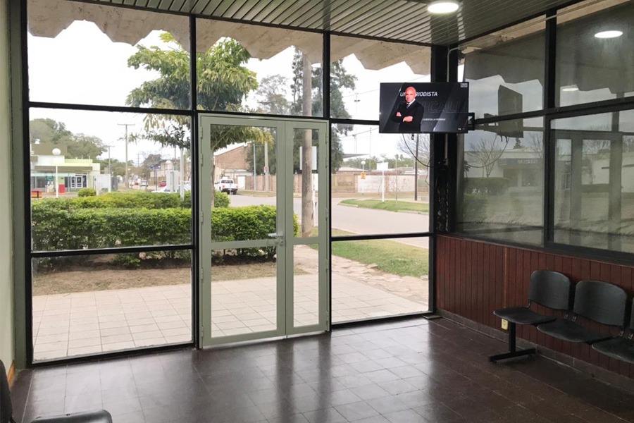 Romang: Inauguraron sala climatizada en la terminal