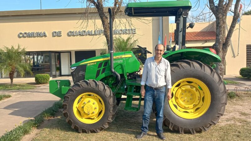 Guadalupe Norte| La comuna compró un tractor nuevo