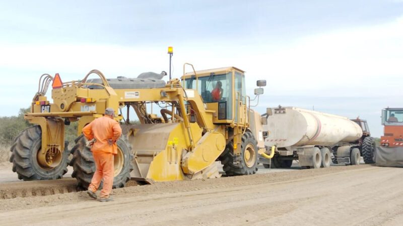 Retomaron la pavimentación de RP 36