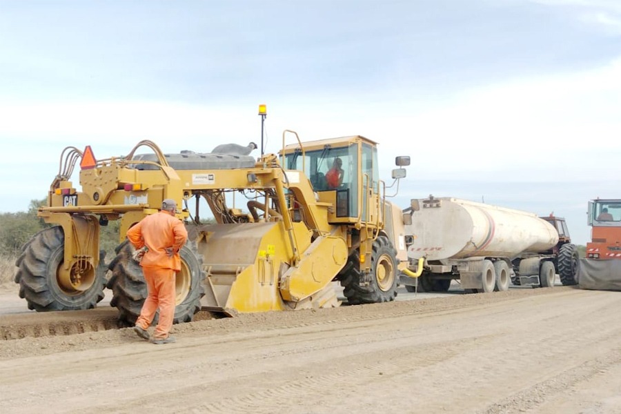 Retomaron la pavimentación de RP 36